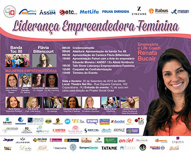 Evento Liderança Empreendedora Feminina - G10 Empresas